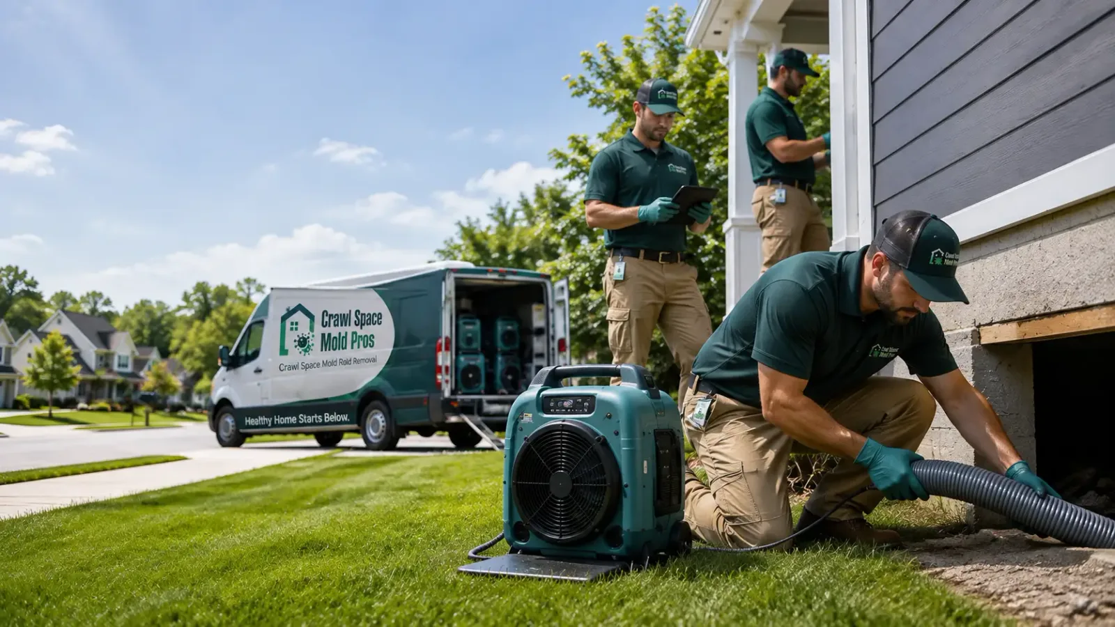 Crawl Space Mold Removal in Arcadia, KS